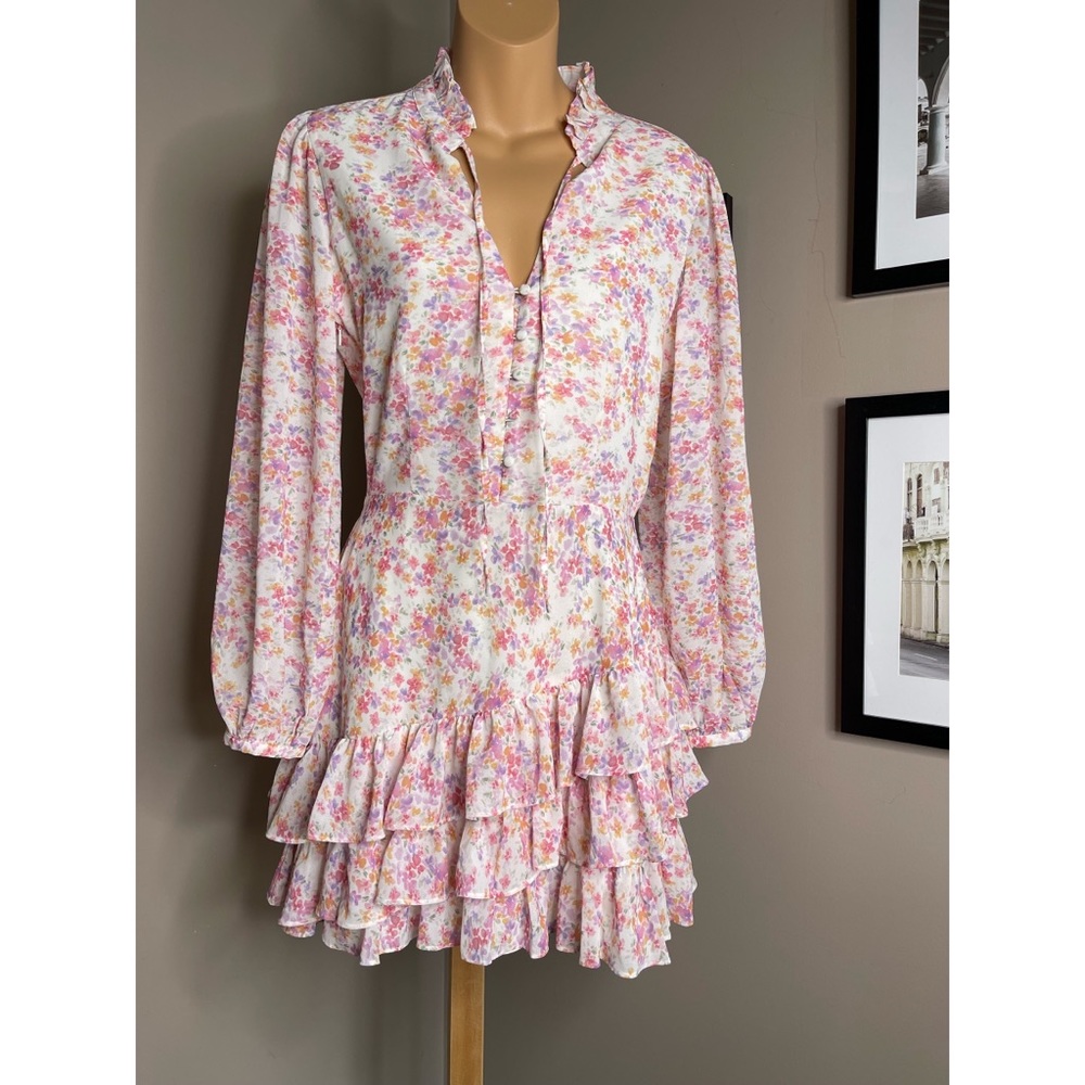 Anthropologie Yumi Kim Jenna Ruffled Mini Dress - Picture 5 of 7